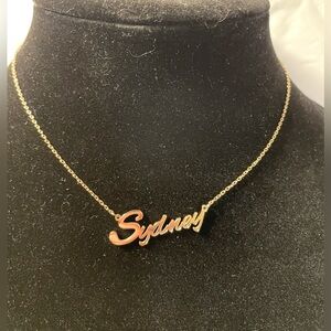 Burei Gold Personalized Sydney Necklace